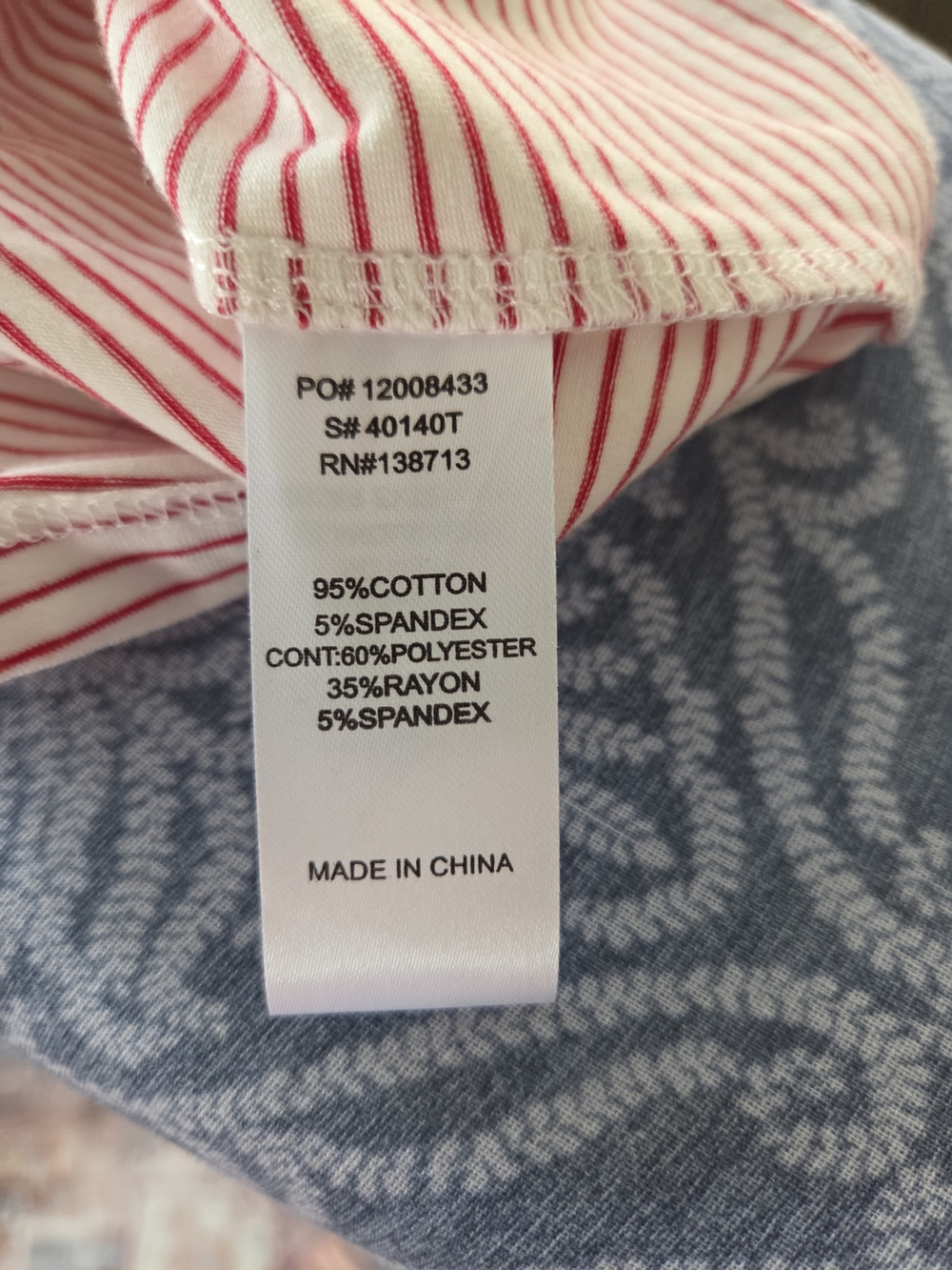 Doe & Rae Striped Racerback Tank Top - Picture 5 of 5